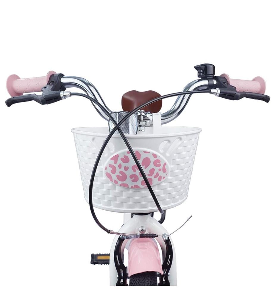 Vélo pour Enfants 18 Pouces pour les 5-7 ans Rose clair