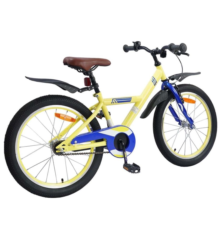 Vélo pour Enfants 18 Pouces pour les 5-7 ans Jaune