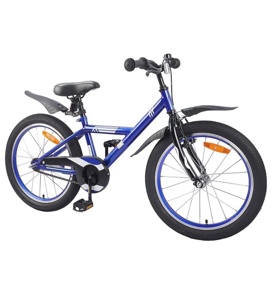 Vélo pour Enfants 18 Pouces pour les 5-7 ans Bleu foncé