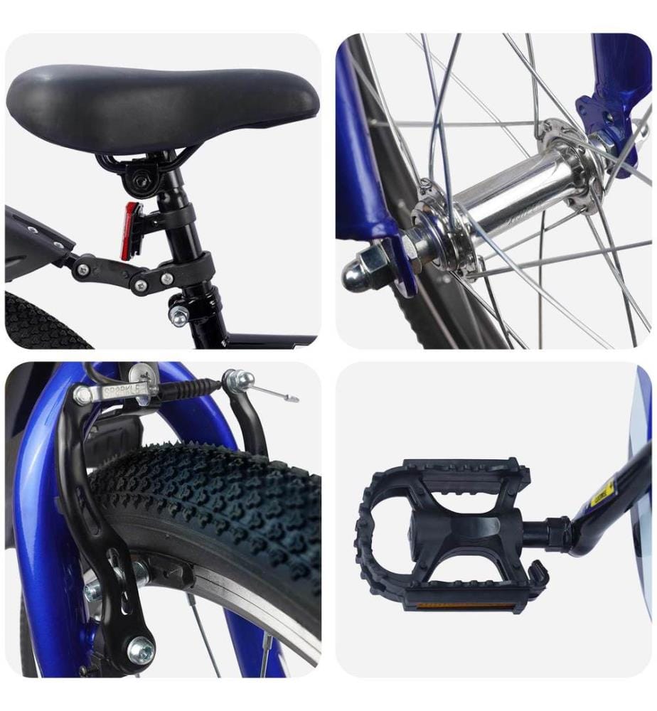 Vélo pour Enfants 18 Pouces pour les 5-7 ans Noir