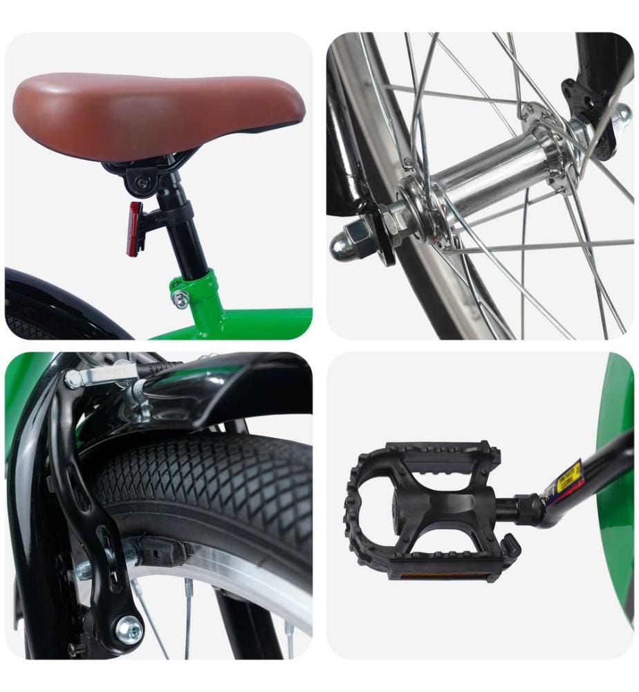 Vélo pour Enfants 20 Pouces pour les enfants de 6 à 11 ans Vert