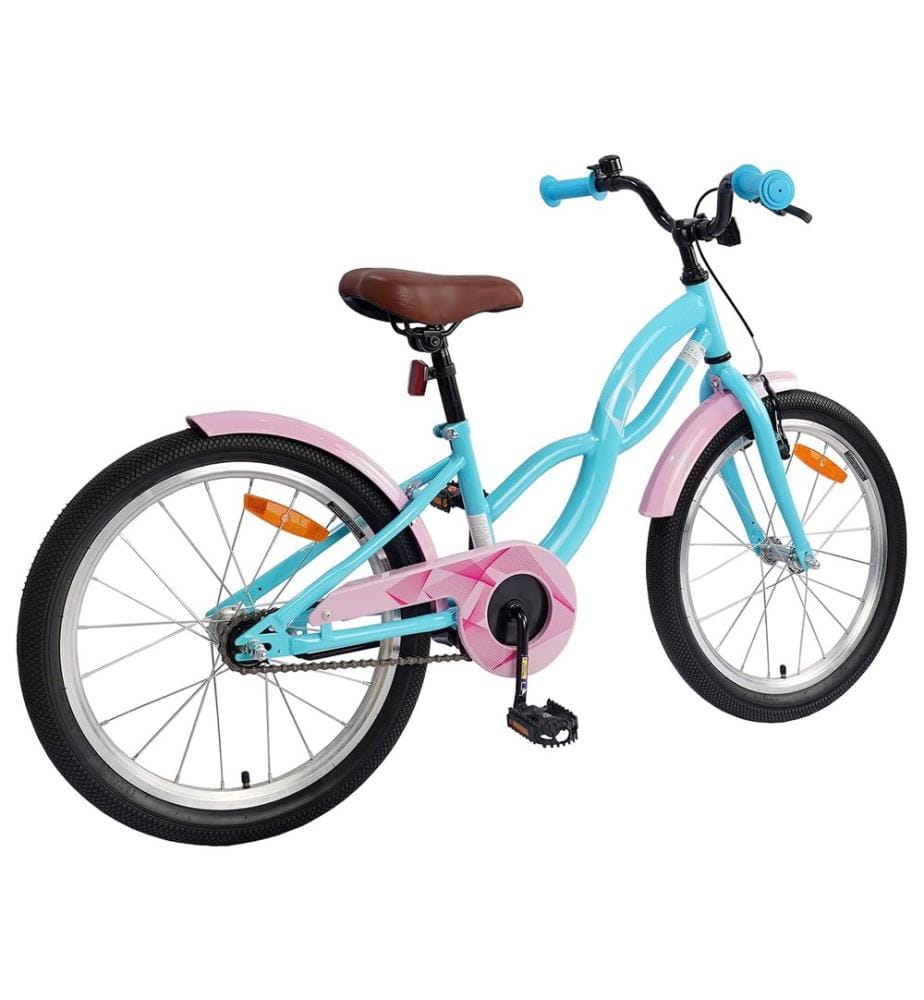 Kinderfahrrad 18 Zoll für 5-7 Jahre alt Himmelblau