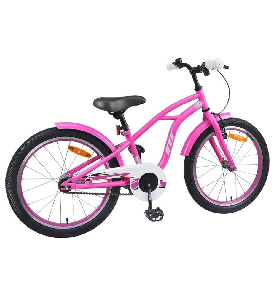 Vélo pour Enfants 22 Pouces 7-12 Rose foncé