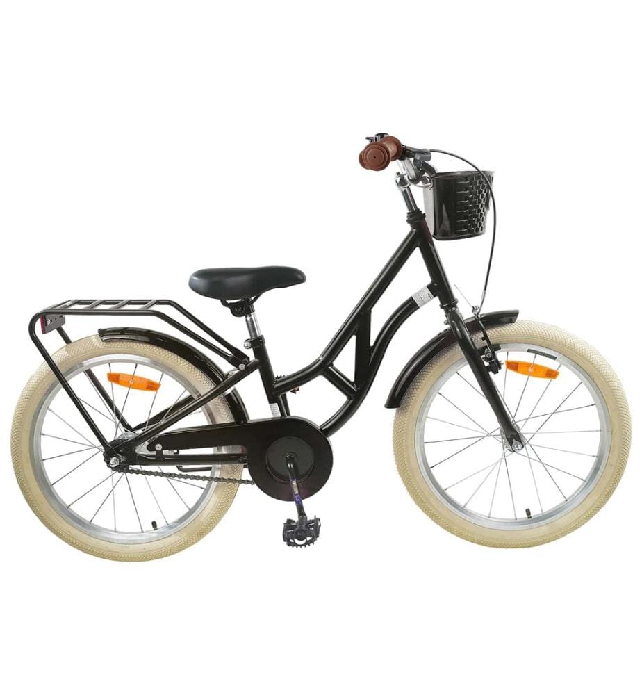 Kinderfahrrad 24 Zoll für 8-12 Jahre alt Schwarz
