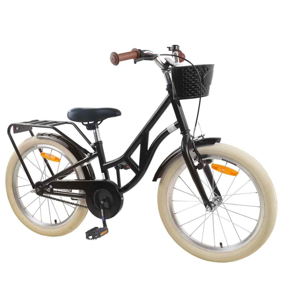 Kinderfahrrad 24 Zoll für 8-12 Jahre alt Schwarz