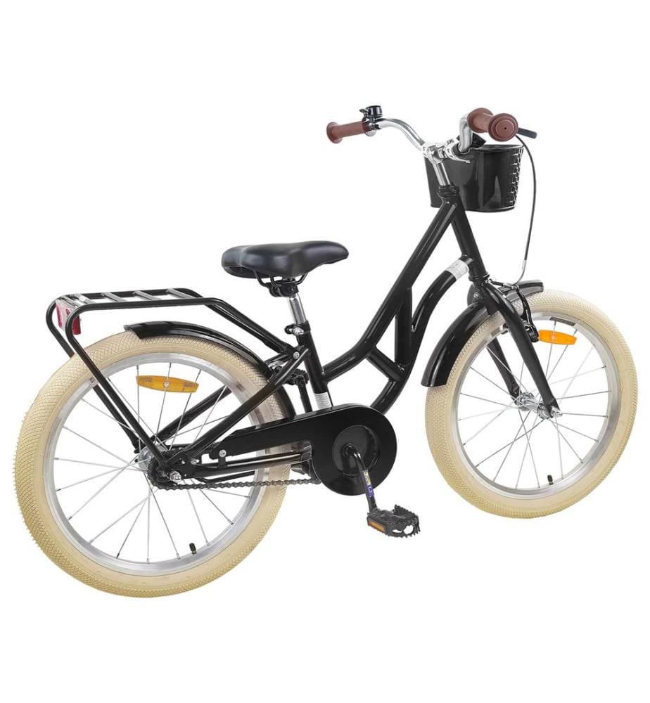 Kinderfahrrad 24 Zoll für 8-12 Jahre alt Schwarz