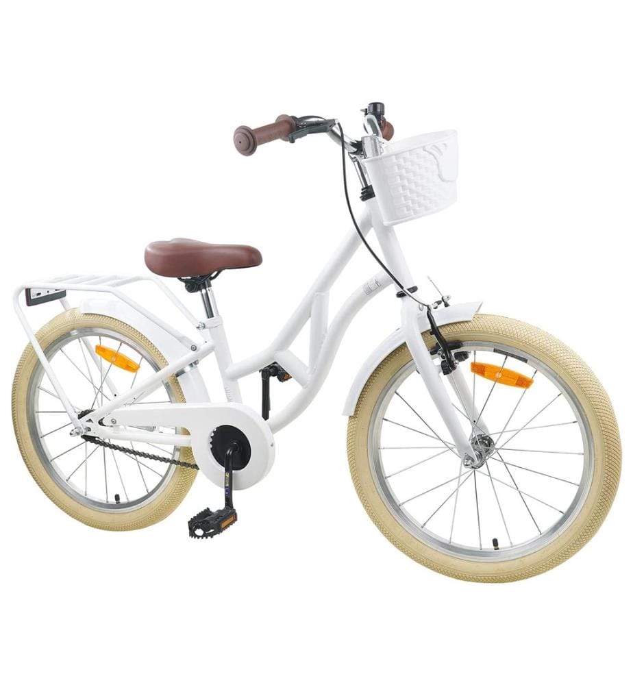 Kinderfahrrad 24 Zoll für 8-12 Jahre alt Weiss