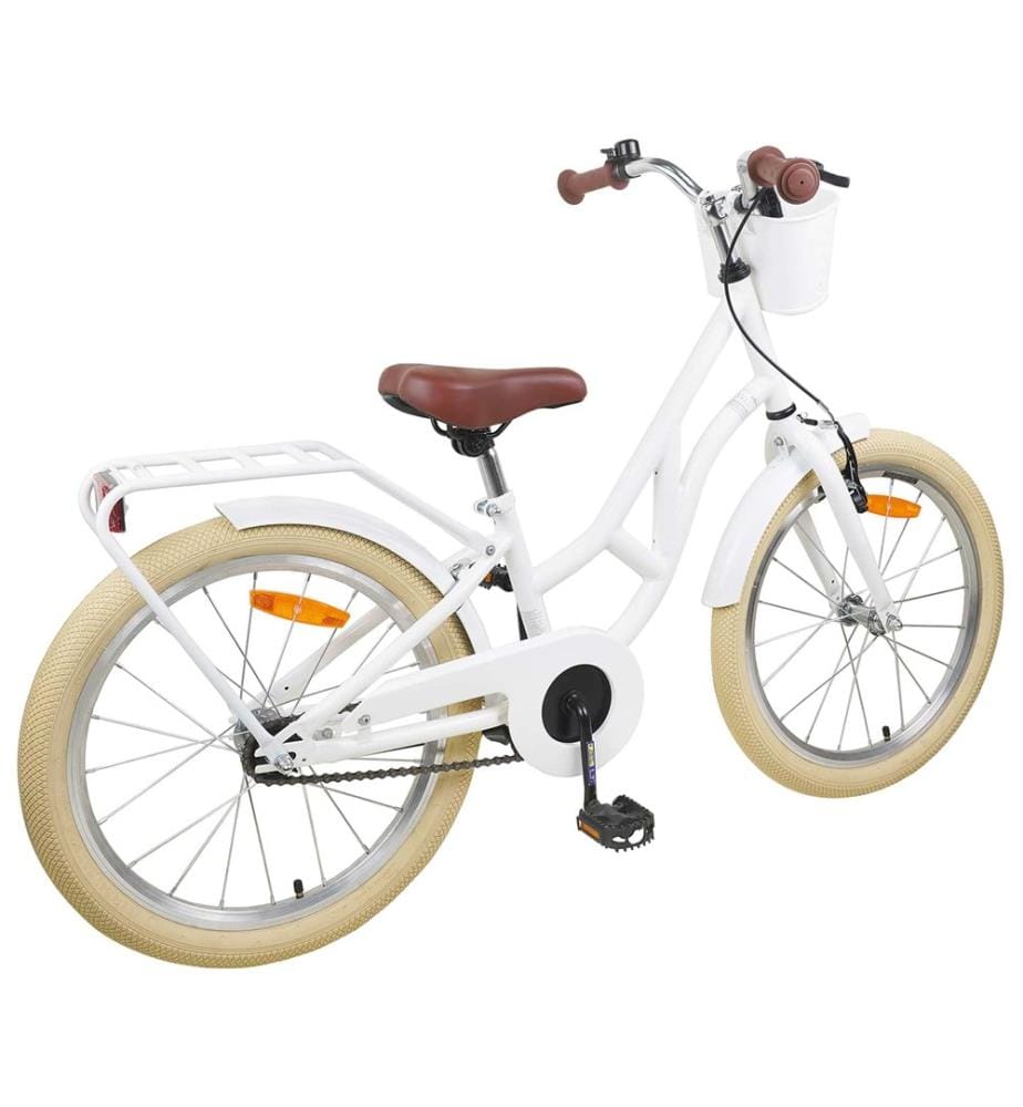 Kinderfahrrad 24 Zoll für 8-12 Jahre alt Weiss