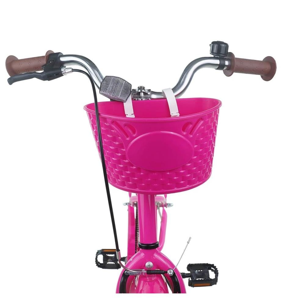 Vélo pour Enfants 24 Pouces pour les 8-12 ans Rose foncé