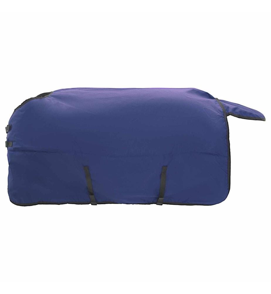 Pferdedecke Dunkelgrün und Schwarz 95 cm Polyester