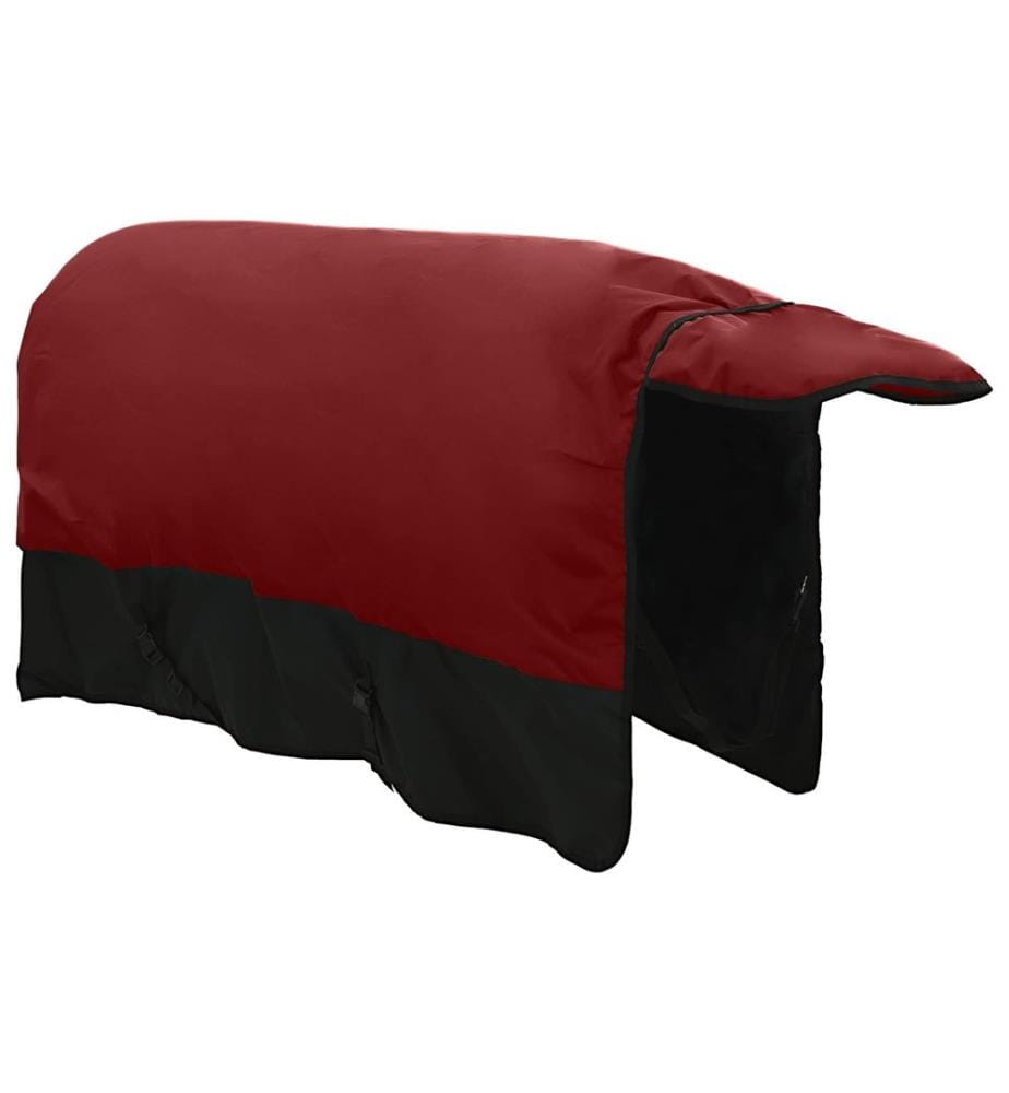 Couverture Équine Vert foncé et noir 165 cm Polyester