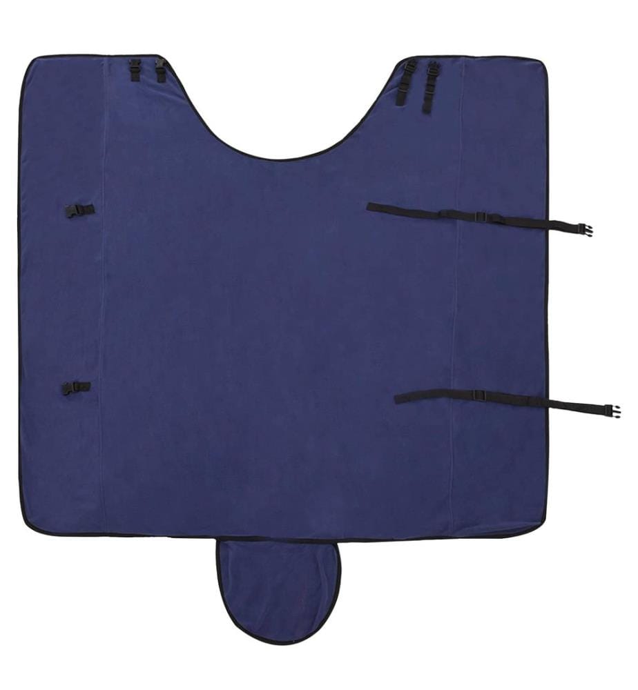 Couverture Équine Bleu marine Polyester
