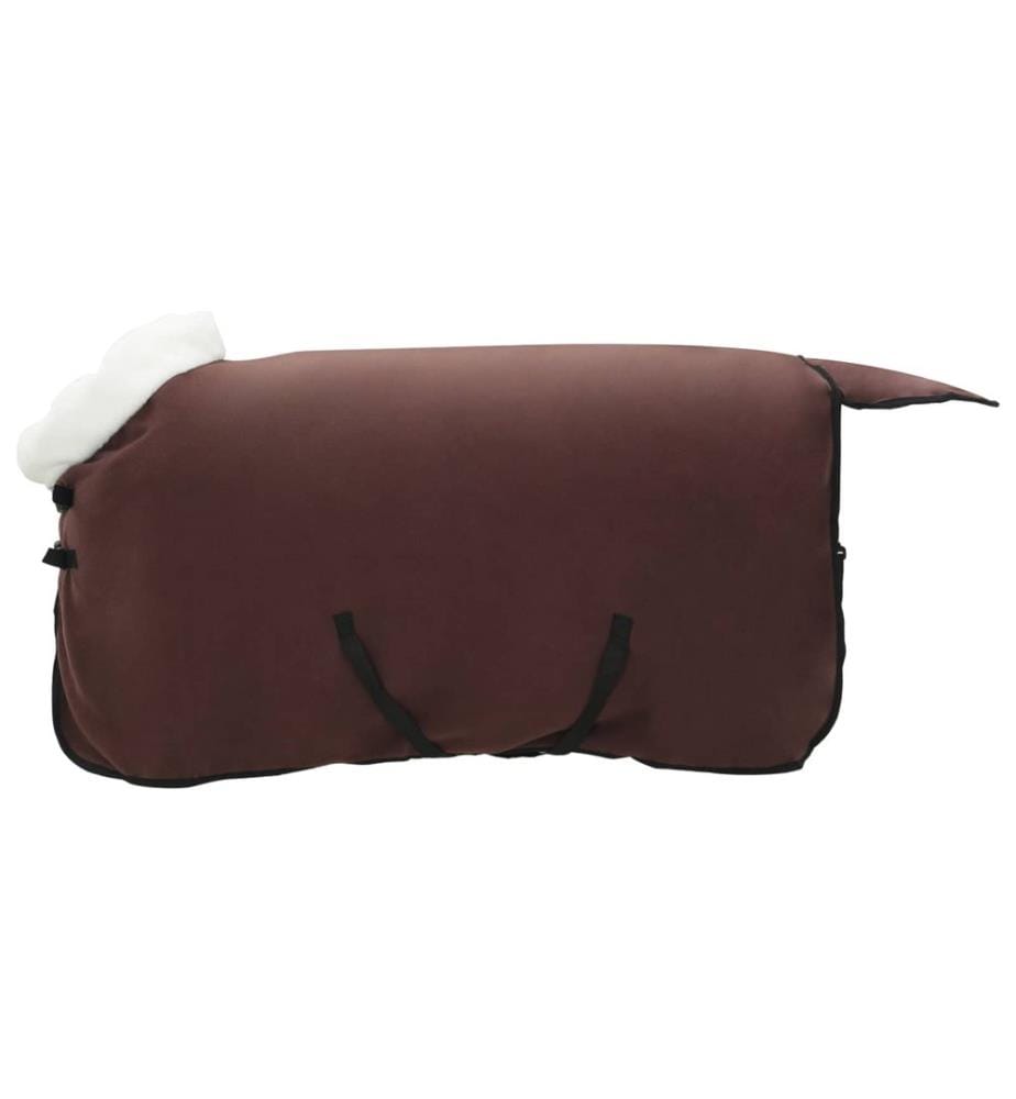 Couverture Équine Brun Foncé Complet 105 cm Fleece polaire