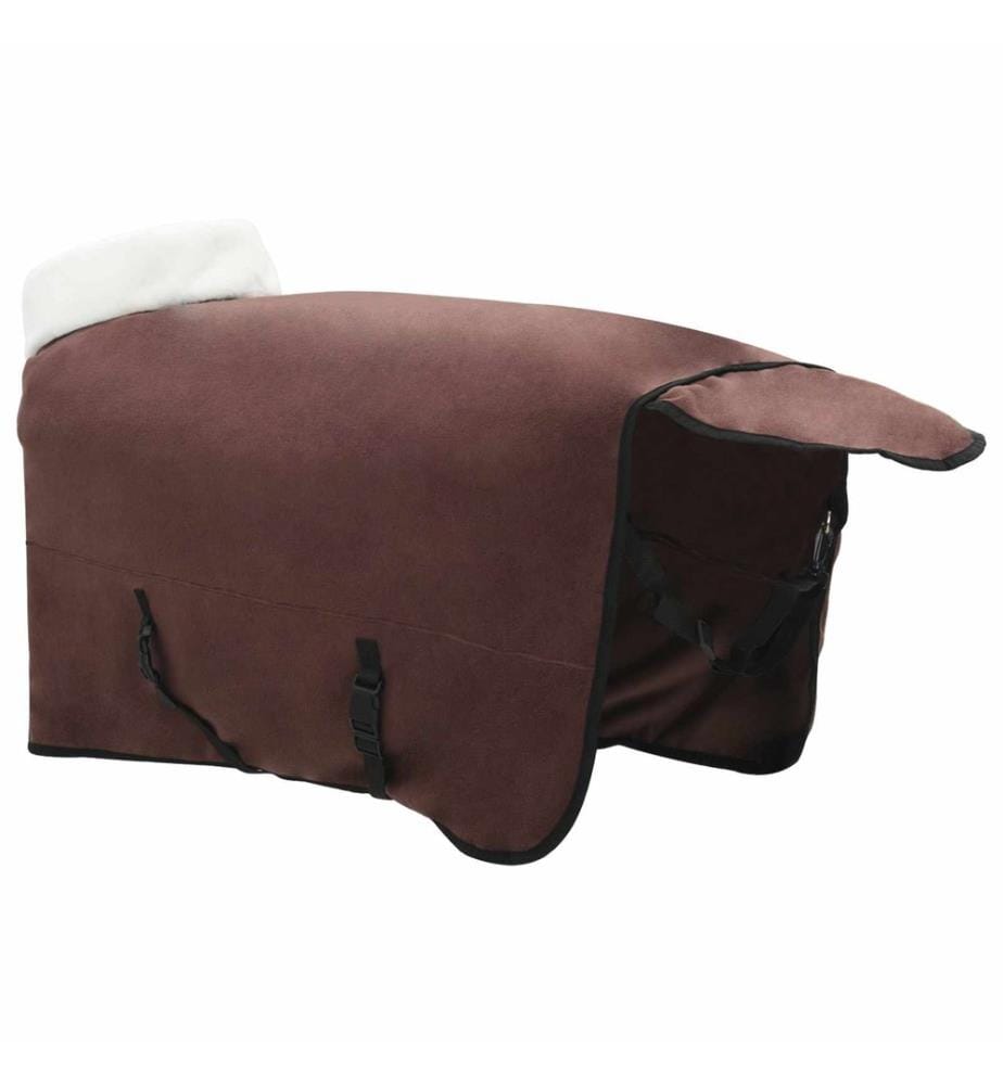 Couverture Équine Brun Foncé Complet 135 cm Fleece polaire