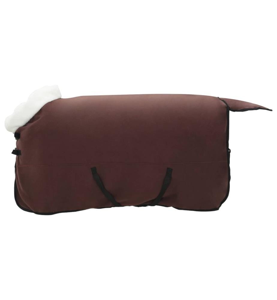 Couverture Équine Brun Foncé Complet 145 cm Fleece polaire