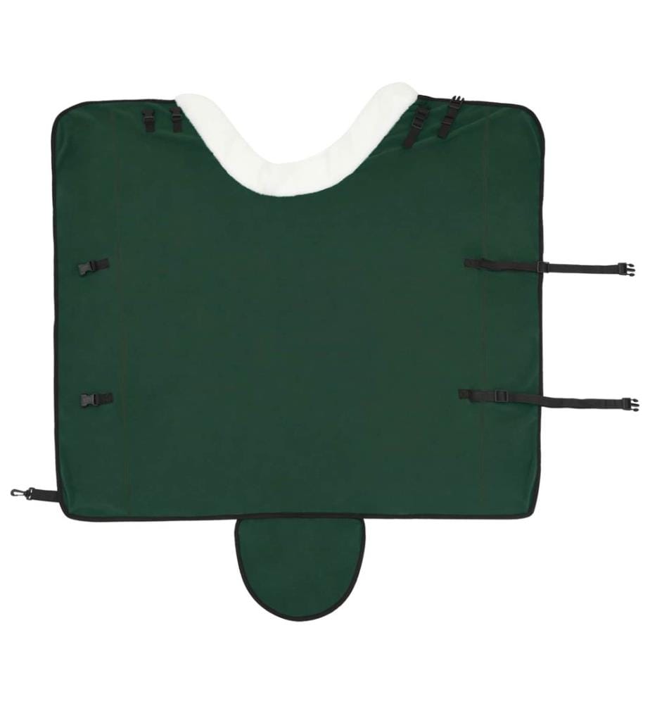 Couverture Équine Vert foncé complet 145 cm Fleece polaire