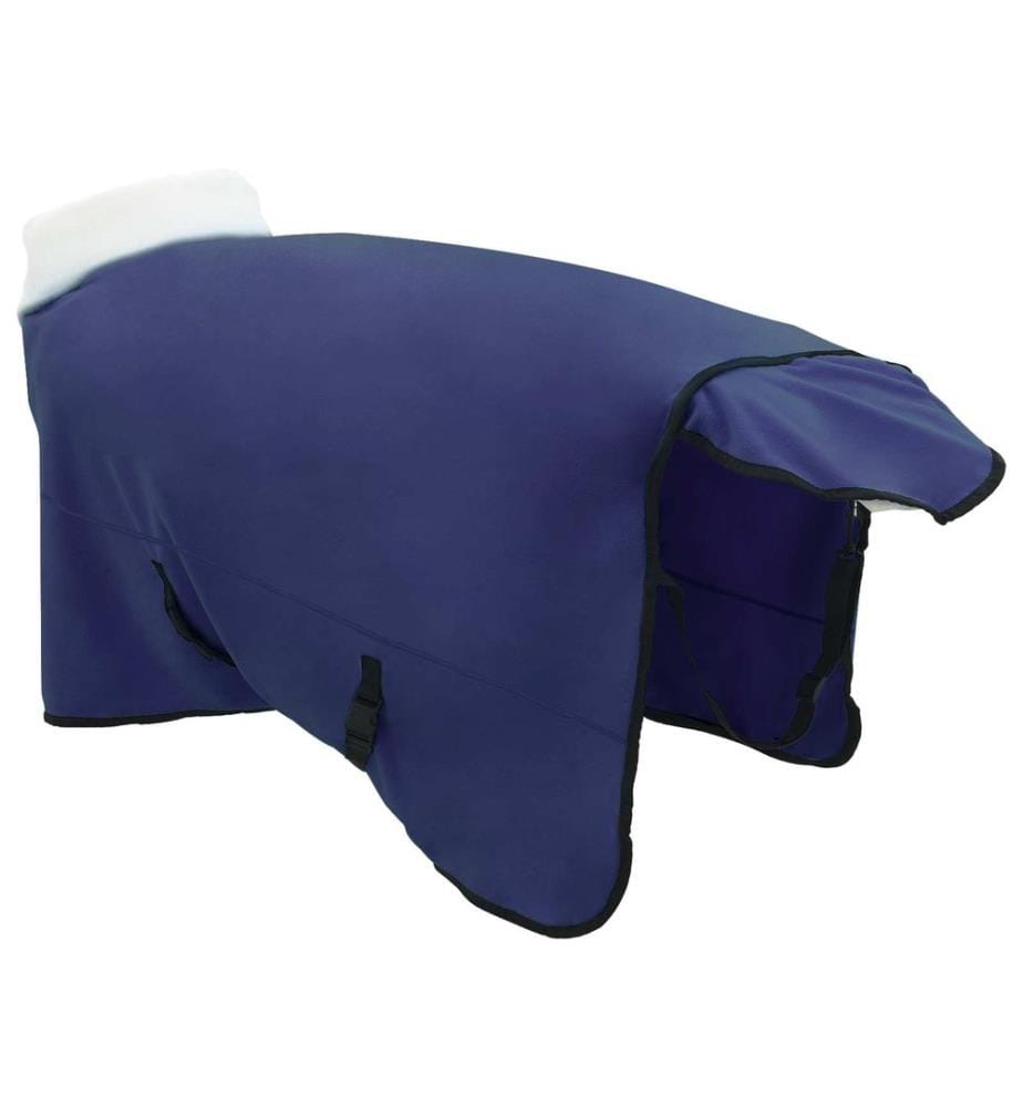 Couverture Équine Bleu marine 135 cm Fleece polaire