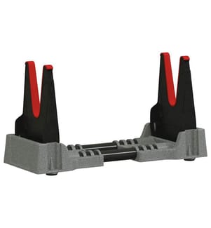 Schiessauflage Verstellbar Grau 46 x 14 x 19,5 cm Kunststoff