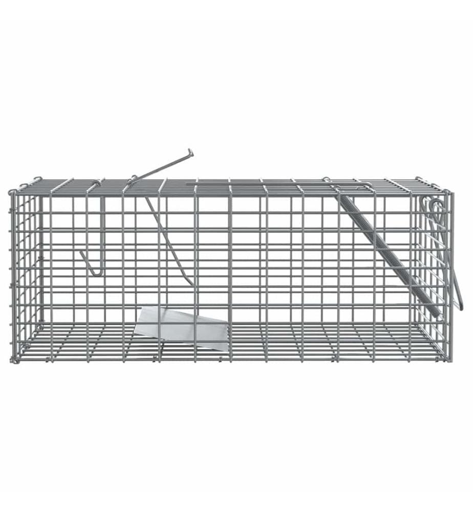Tierfalle Anthrazit 31 x 13 x 12cm Stahl