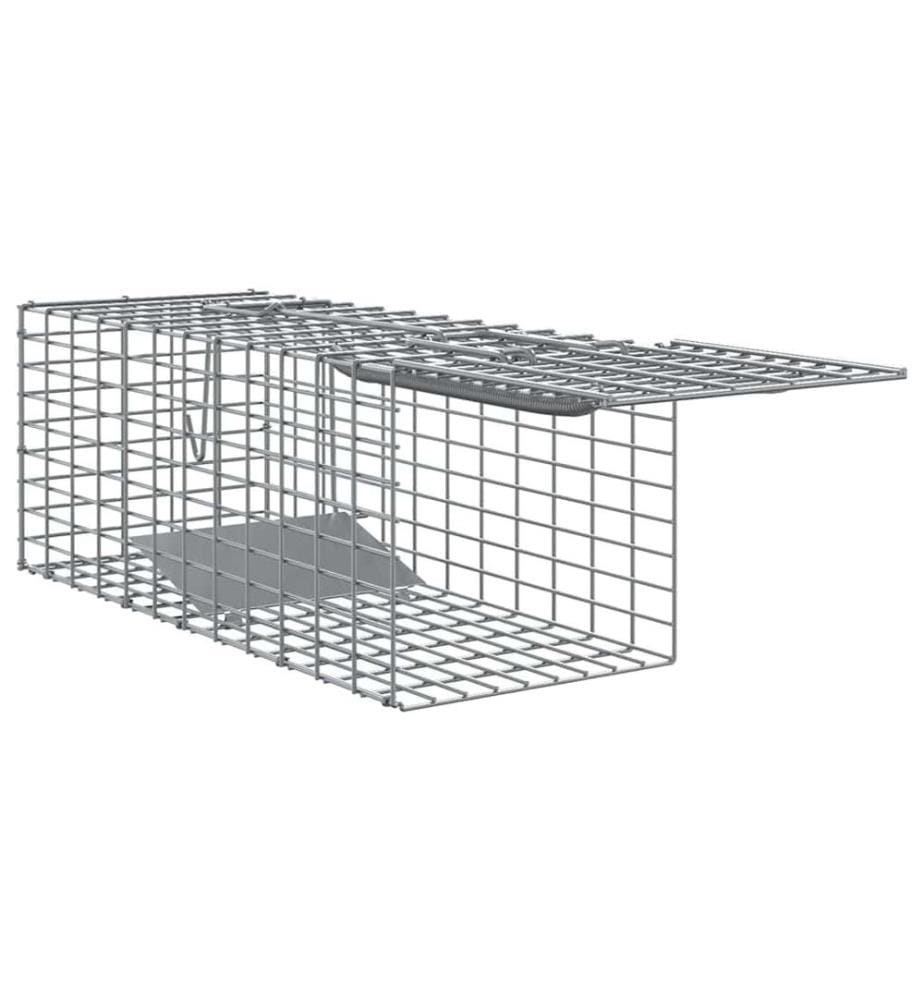 Tierfalle Anthrazit 31 x 13 x 12cm Stahl
