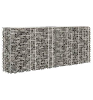 Panier de gabion Acier inoxydable 85x30x200 cm