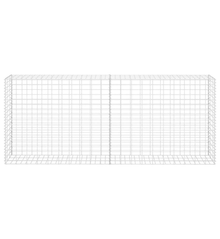Panier de gabion Acier inoxydable 85x30x200 cm