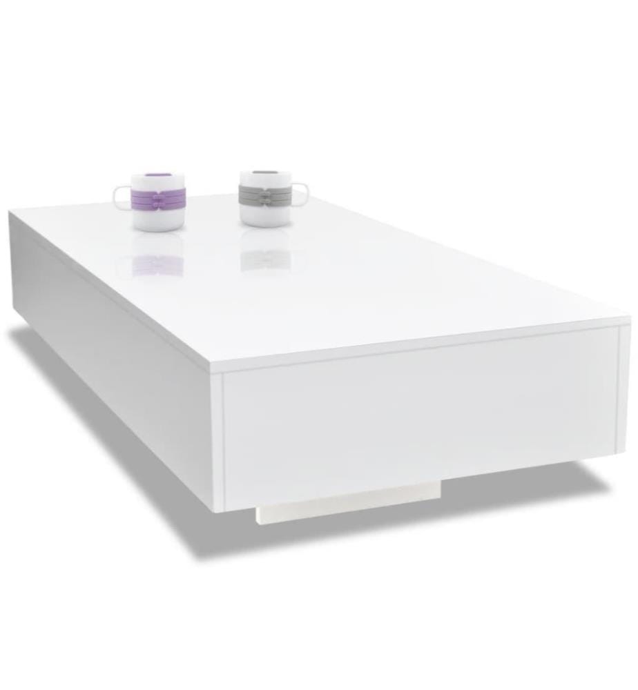 Couchtisch Hochglanz Weiss