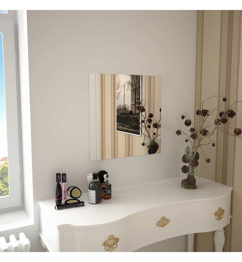 Wandspiegel 50 x 50 cm Quadratisch Glas
