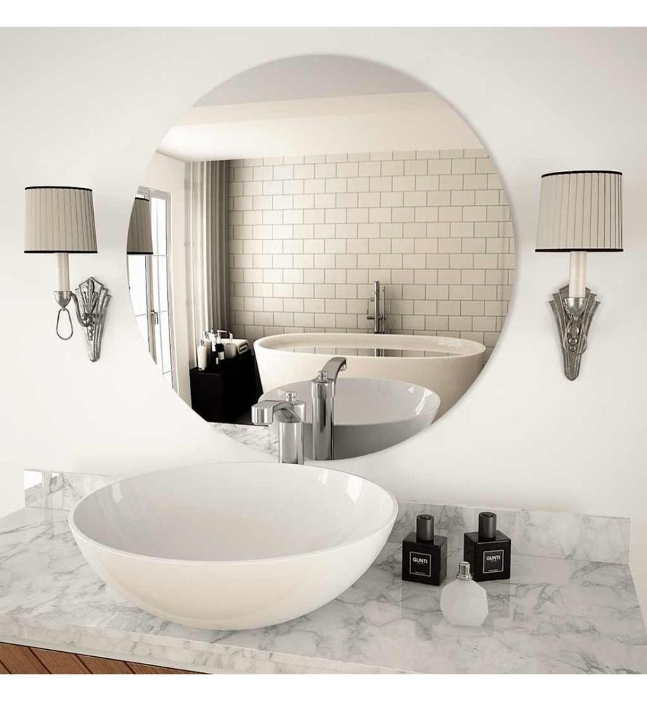 Wandspiegel 70 cm Rund Glas