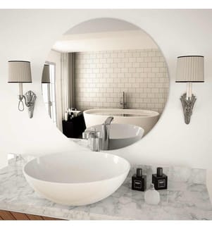 Wandspiegel 70 cm Rund Glas