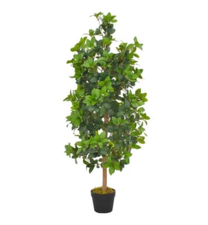 Künstliche Pflanze Lorbeerbaum mit Topf Grün 120 cm