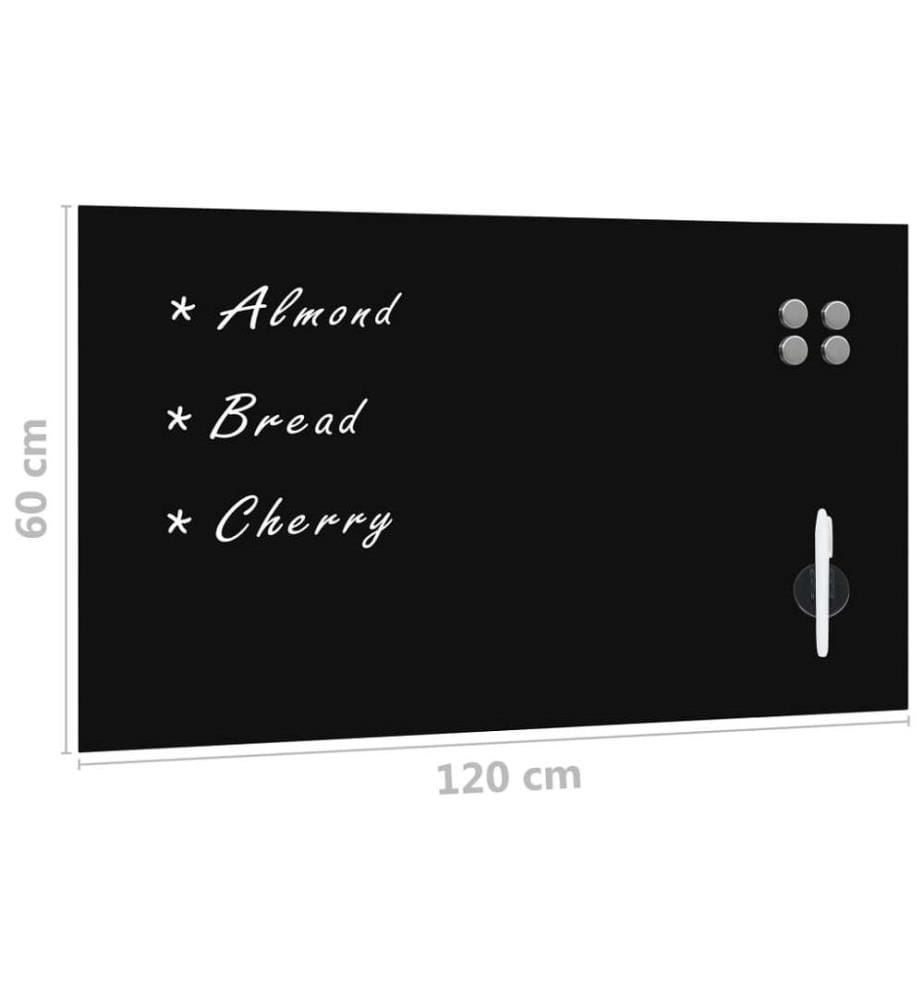 Magnettafel Wandmontage Glas 120x60 cm