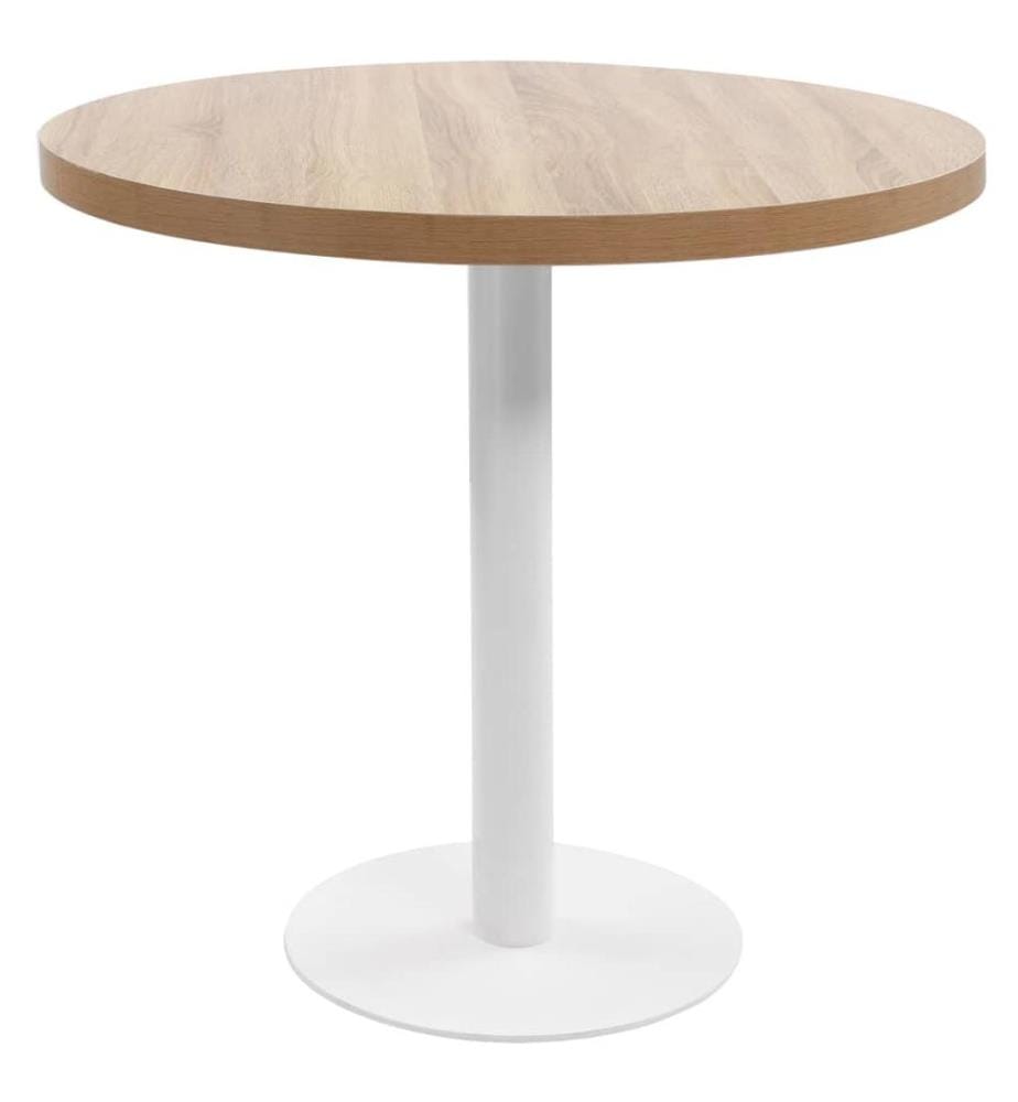 Bistrotisch Hellbraun 80 cm MDF