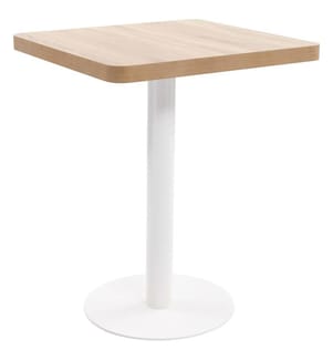 Bistrotisch Hellbraun 60x60 cm MDF