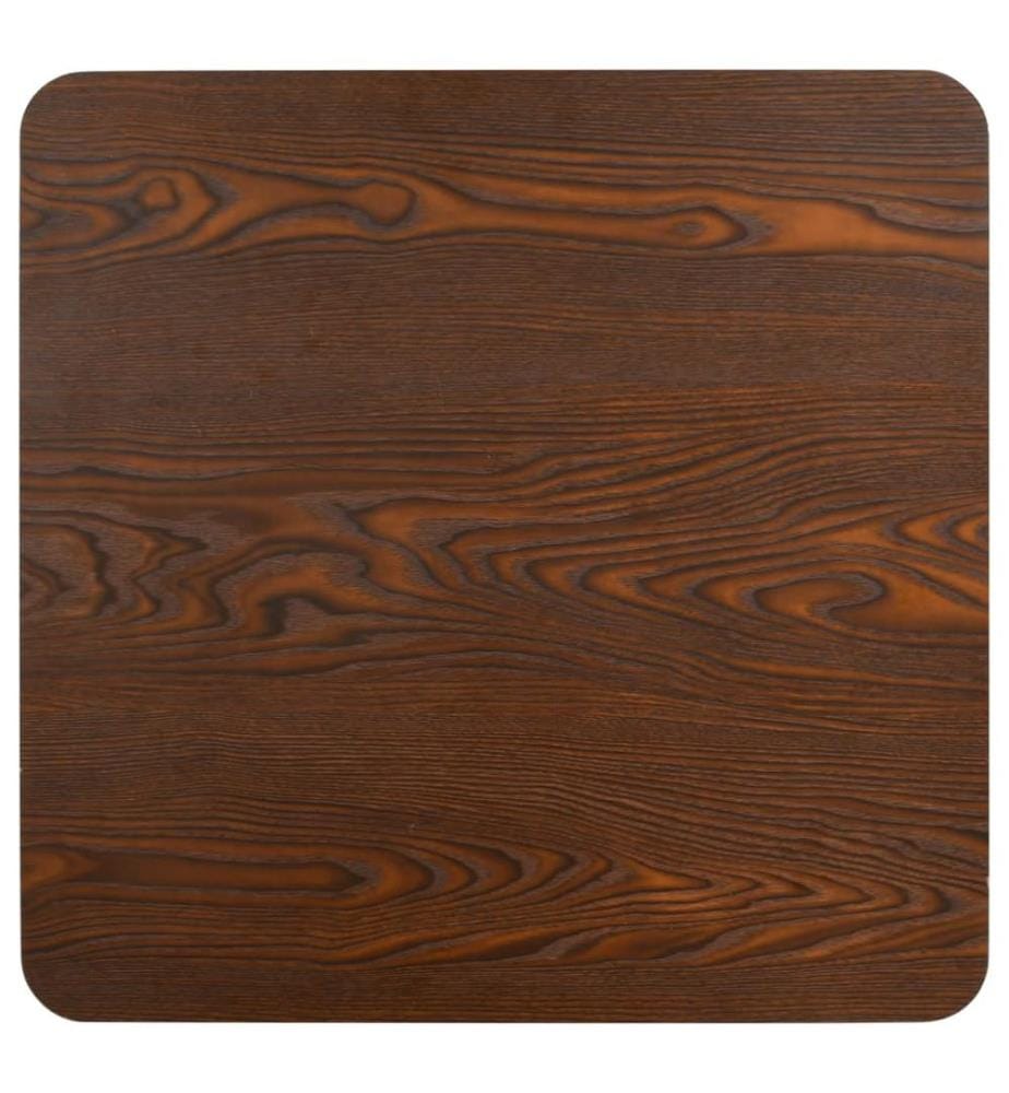 Bistrotisch Dunkelbraun 60x60 cm MDF