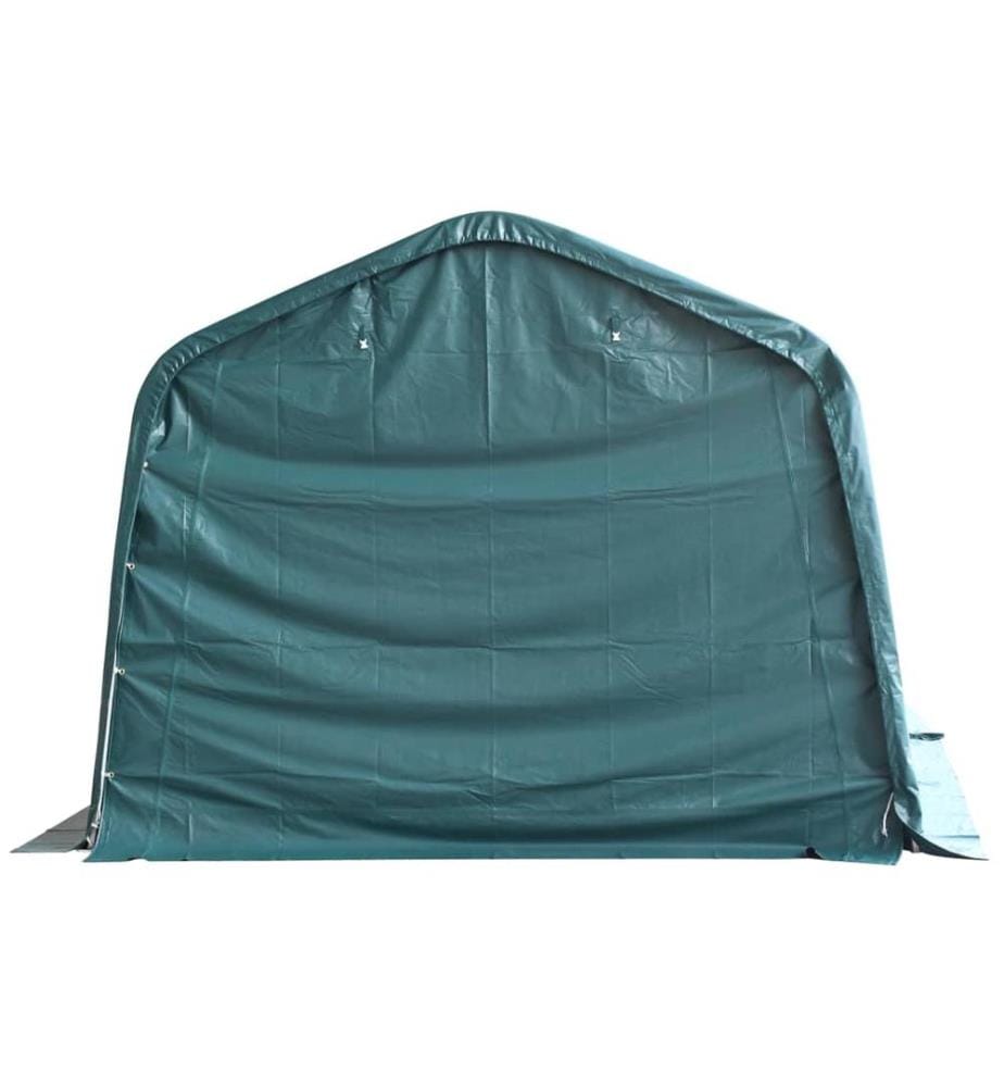 Weidezelt PVC 550 g/m² 3,3×3,2 m Dunkelgrün