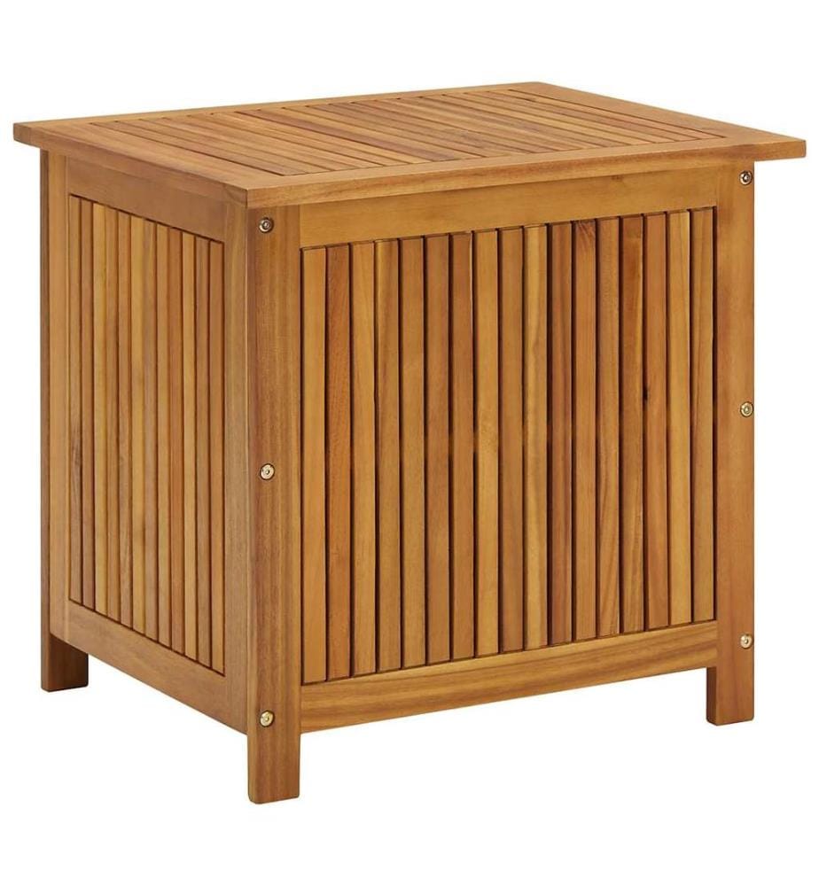 Boîte de rangement de jardin 60x50x58 cm Bois d'acacia solide