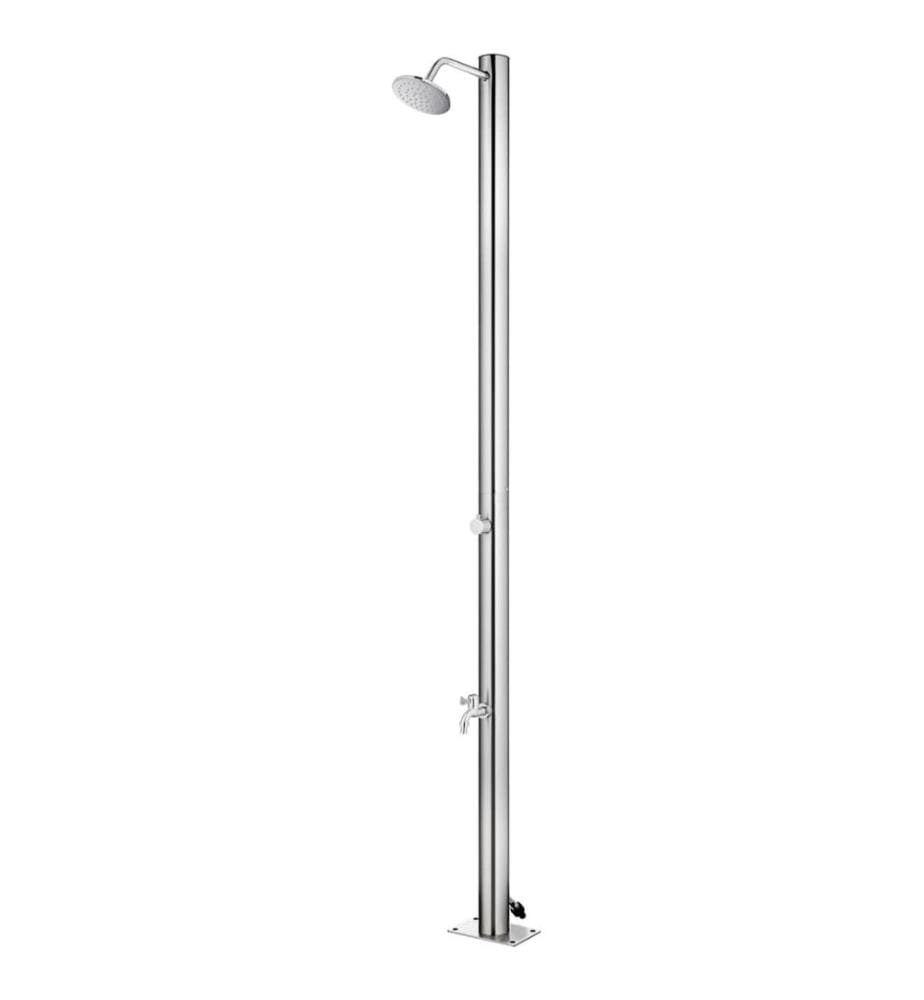 Gartendusche 215 cm Edelstahl