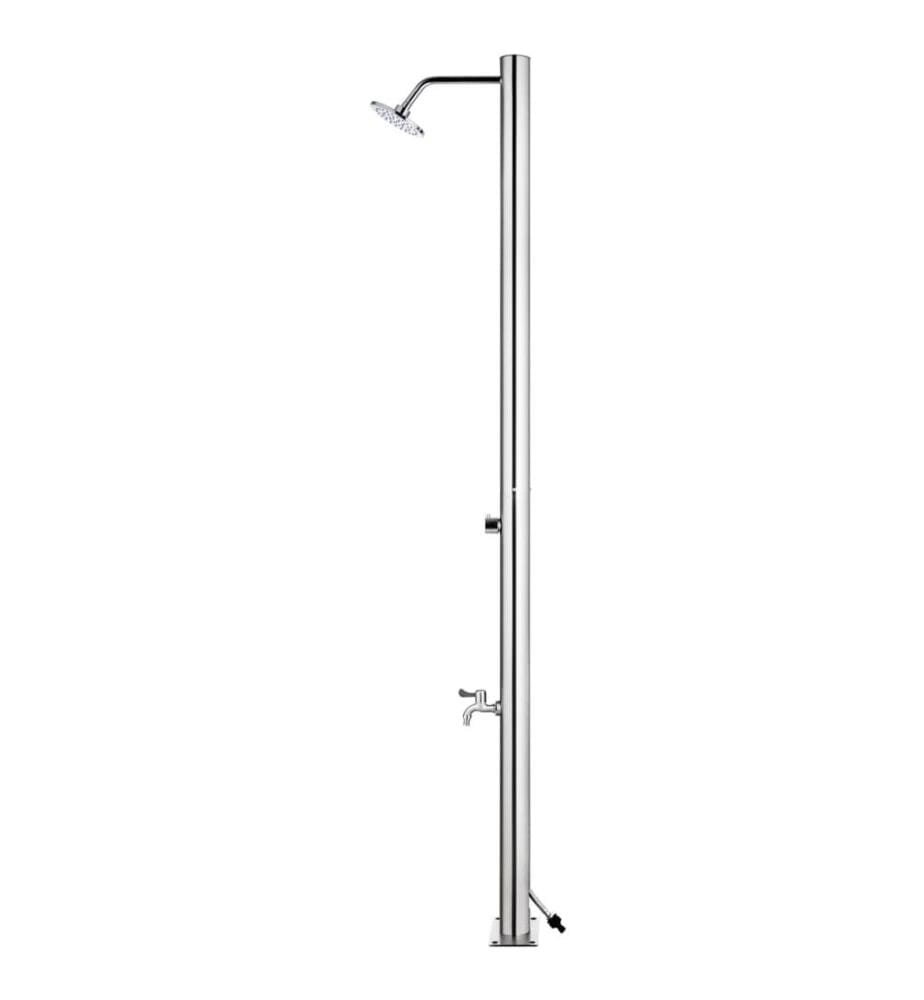 Gartendusche 215 cm Edelstahl