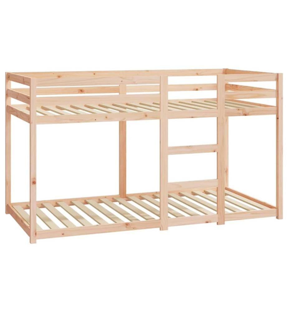 Lit superposé sans matelas 90x190 cm bois de pin massif