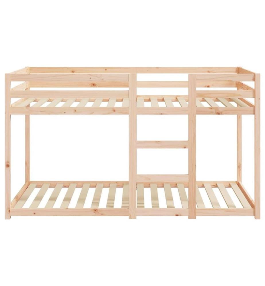Lit superposé sans matelas 90x190 cm bois de pin massif