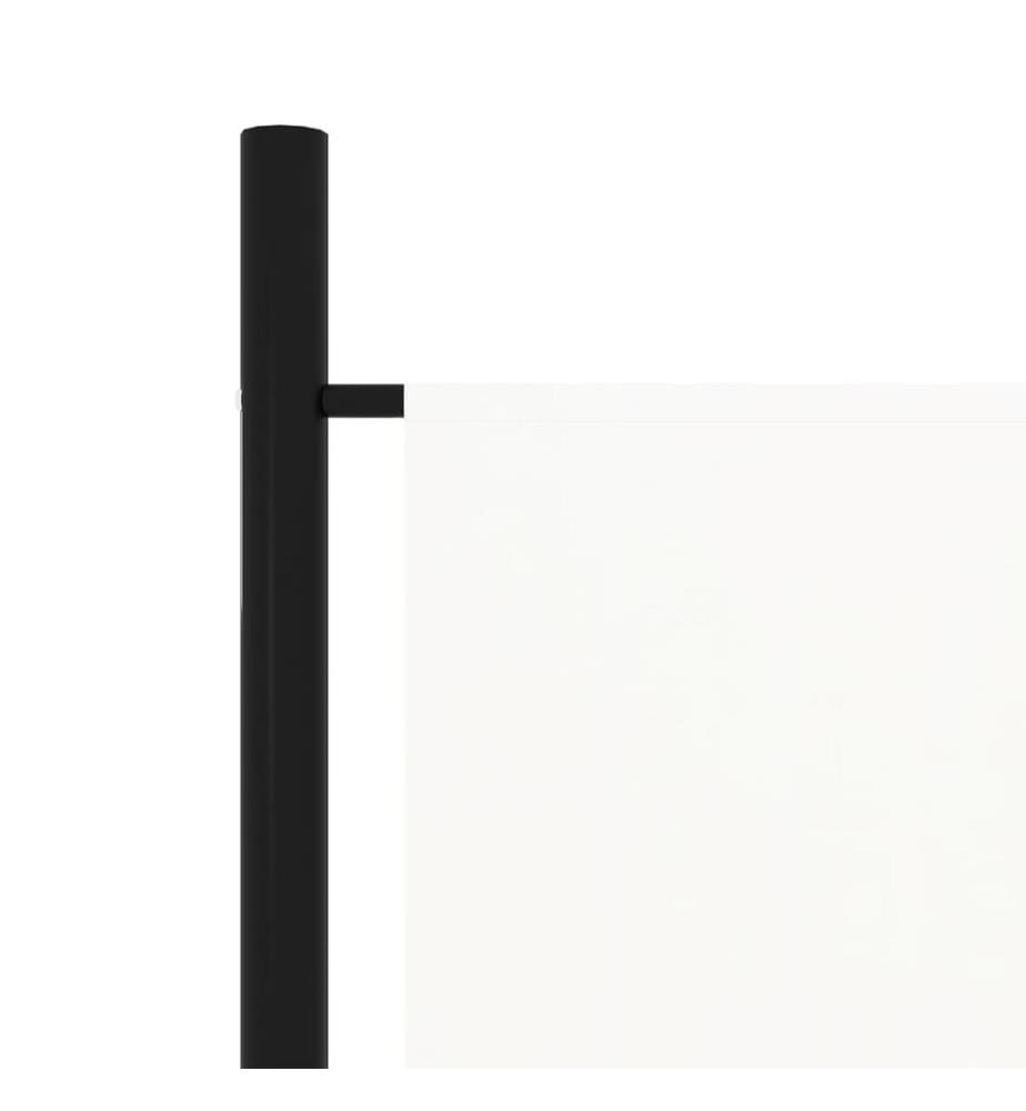 6-tlg. Raumteiler Weiss 300x180 cm
