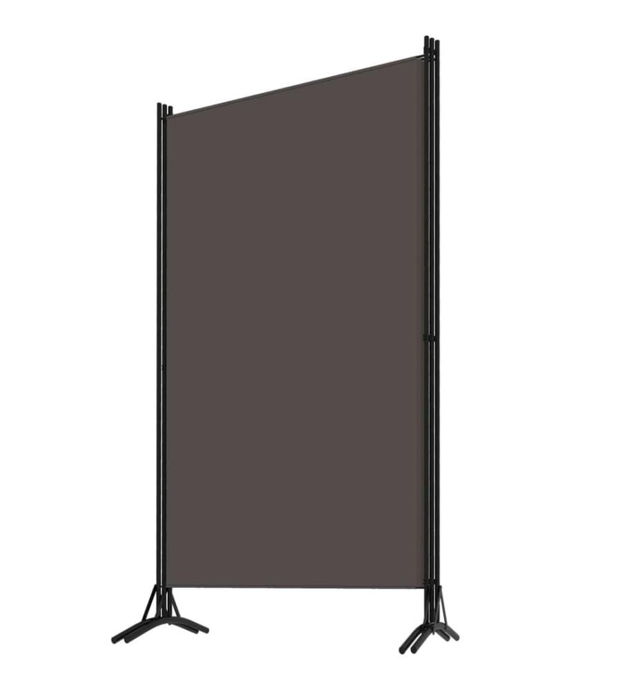 3-tlg. Raumteiler Anthrazit 260x180 cm