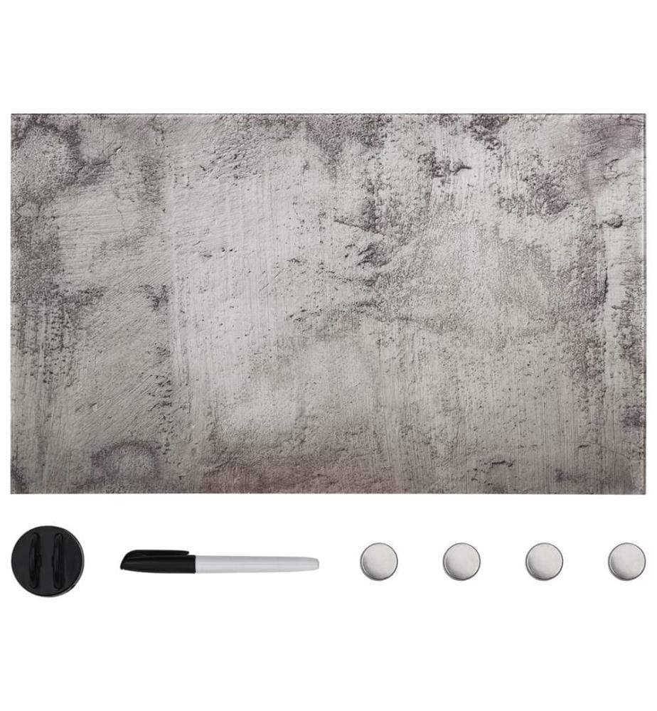 Tableau noir magnétique mural Verre 100x60 cm