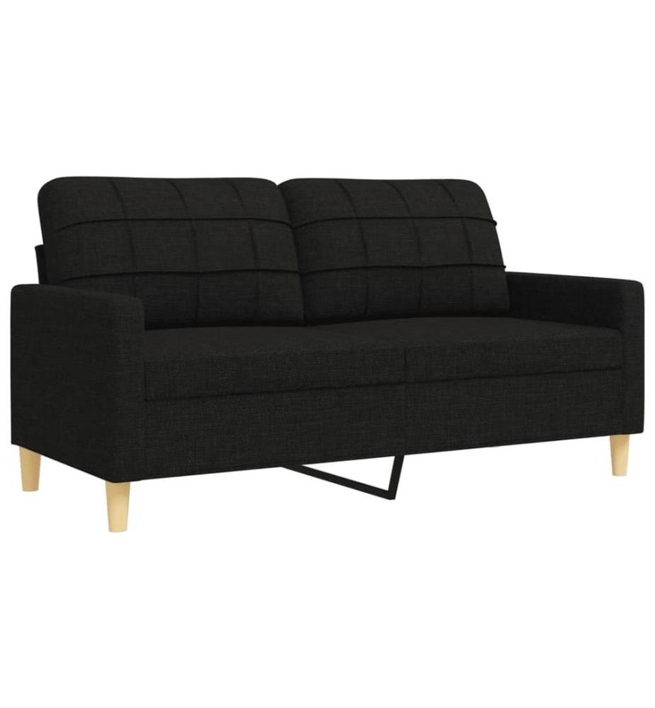 Ensemble de canapés 3 pcs repose-pied et coussins décoratifs