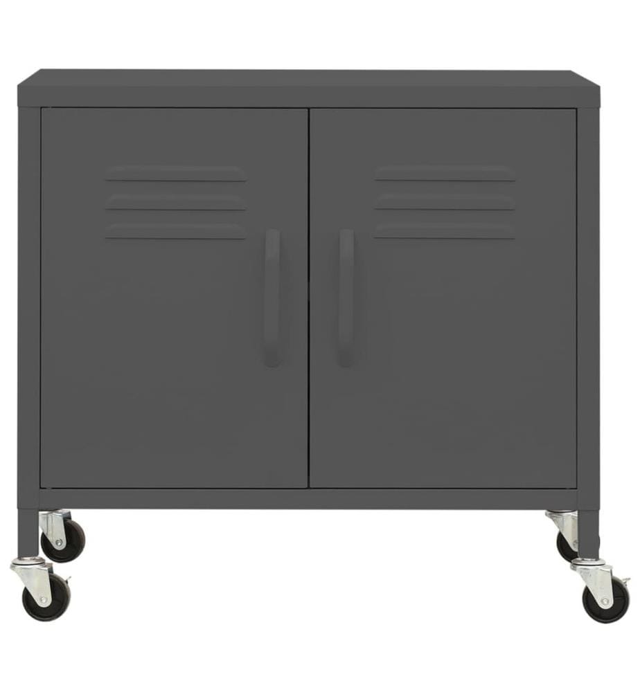 Lagerschrank Anthrazit 60x35x56 cm Stahl
