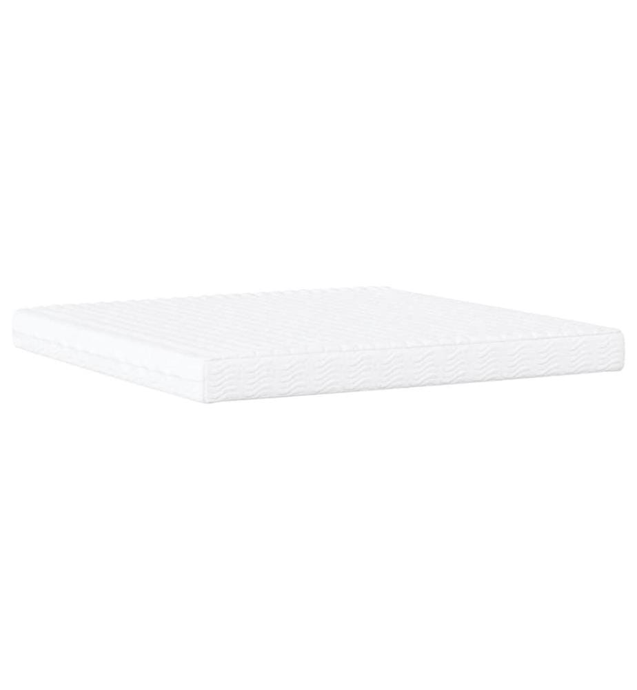 Matelas en mousse blanc 200x200 cm dureté H2 H3
