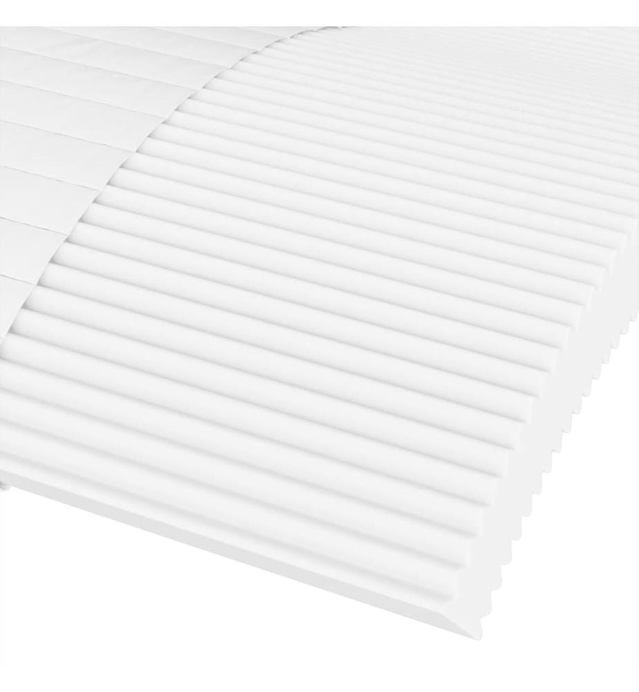 Matelas en mousse blanc 200x200 cm dureté H2 H3