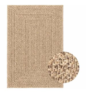 Tapis ZIZUR 140x200 cm aspect de jute intérieur et extérieur