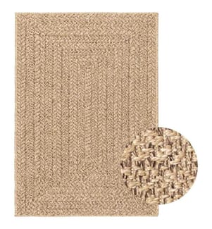 Tapis ZIZUR 160x230 cm aspect de jute intérieur et extérieur